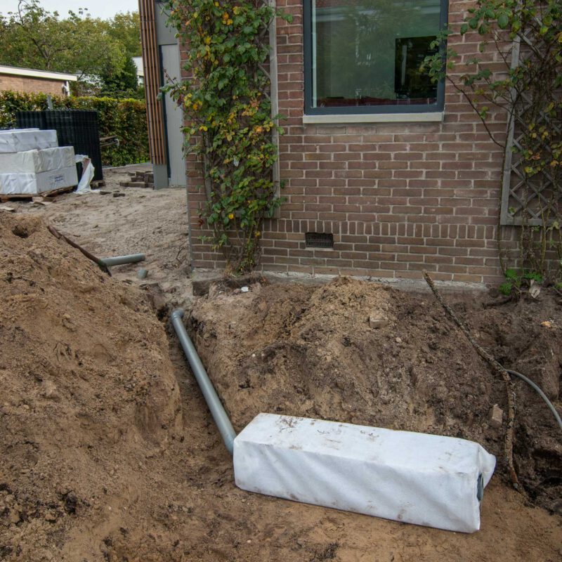 Hydroblob worden aangelegd voor opvang extreme neerslag Amsterdam Weerproof