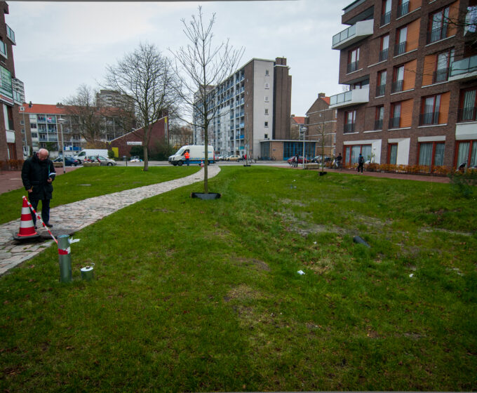 Wadi in groene strook bij de Overtoom Amsterdam Weerproof