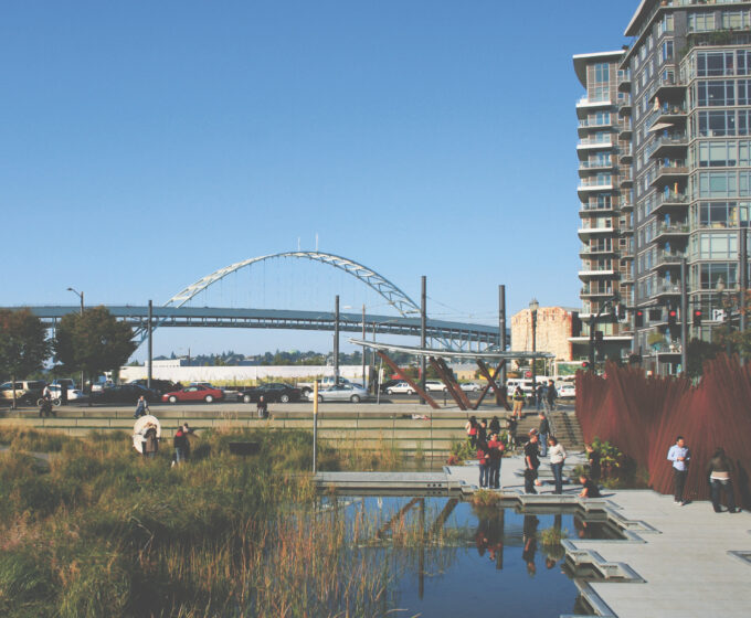 Seizoensberging voor extreme neerslag in Kopenhagen Amsterdam Weerproof