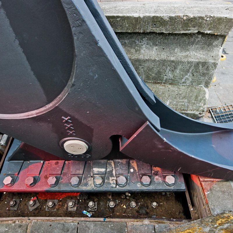 Regenwater afvoer bij overkapping Amsterdam Centraal Amsterdam Weerproof