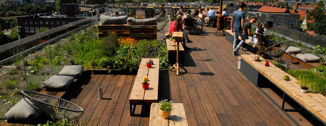 Dakterras Hotel Casa Amsterdam Weerproof