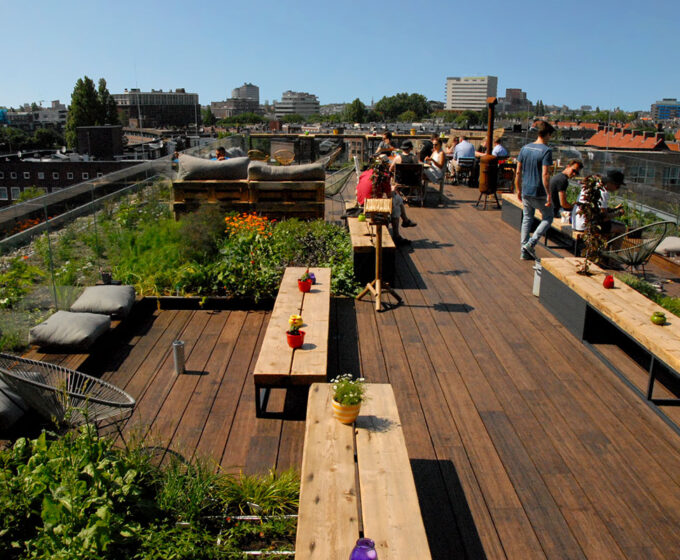 Dakterras Hotel Casa Amsterdam Weerproof