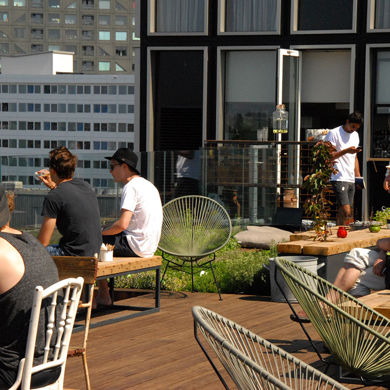 Dakterras Hotel Casa Amsterdam Weerproof