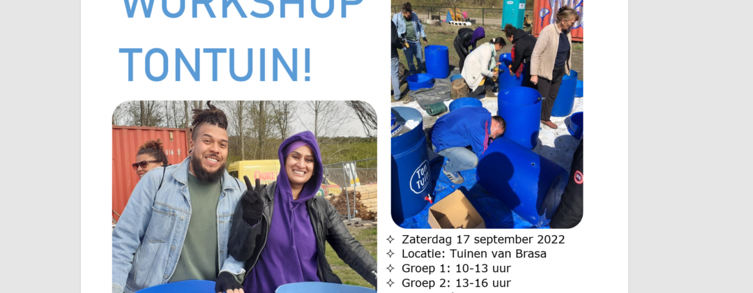 Event: Workshop TonTuin! Amsterdam Weerproof
