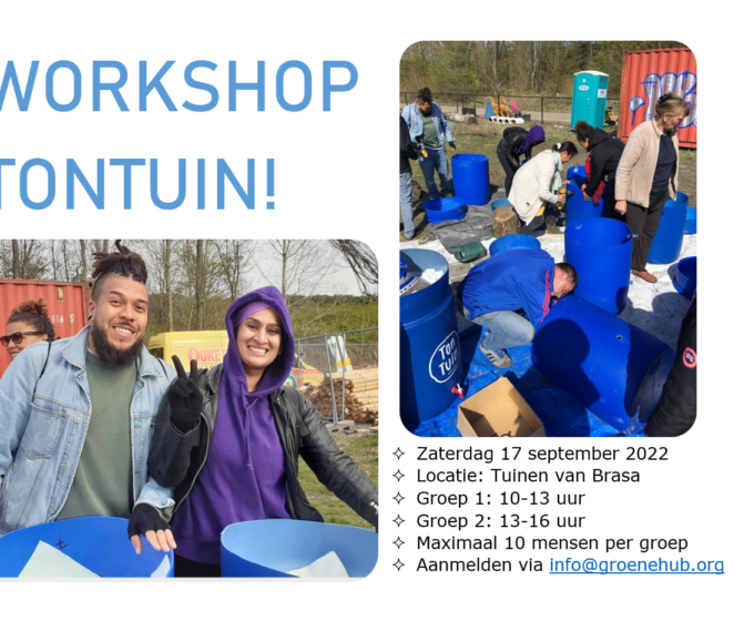 Event: Workshop TonTuin! Amsterdam Weerproof