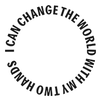 I can change the world with my two hands Amsterdam Weerproof