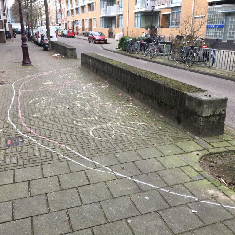 Nieuwe plantenvakken in de Commelinstraat Amsterdam Weerproof