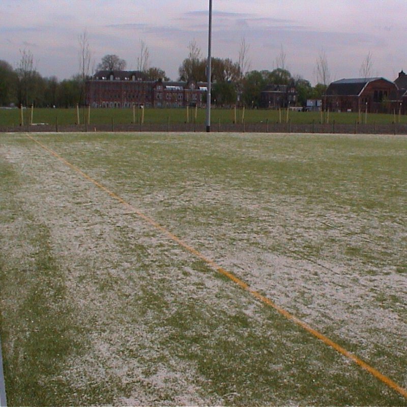 Waterberging onder korfbalveld Amsterdam Weerproof