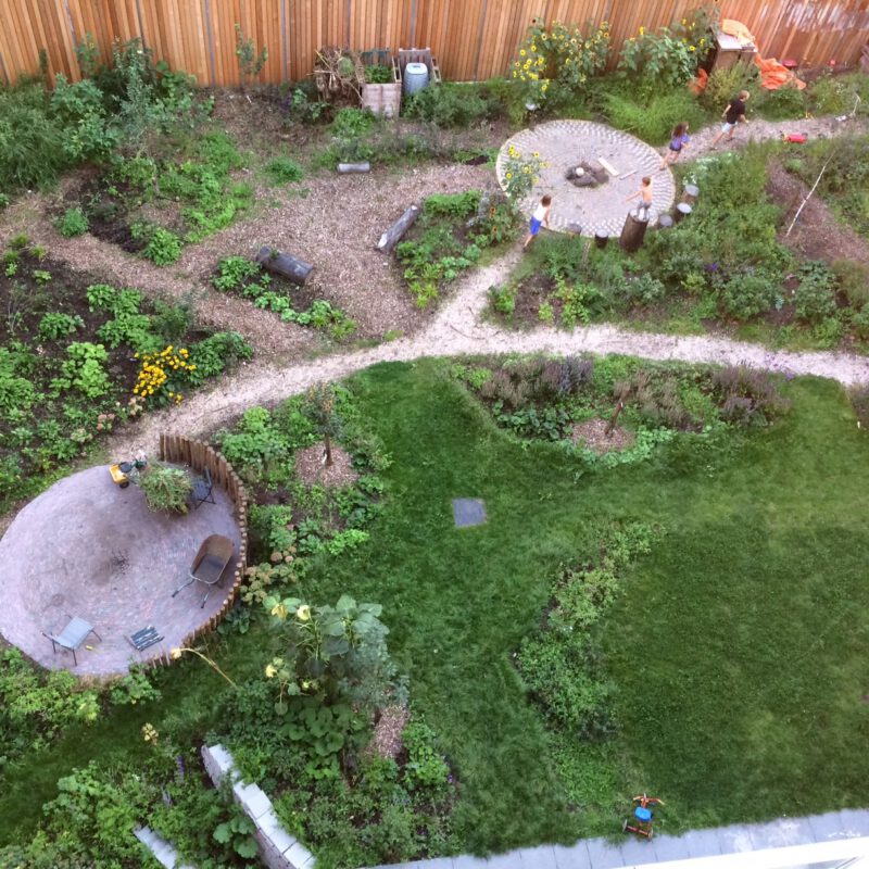 Binnentuin woon werkgebouw Nautilus Amsterdam Weerproof