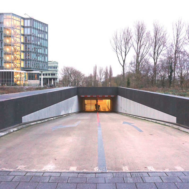 Extra groen boven garage bij Beatrixpark Amsterdam Weerproof