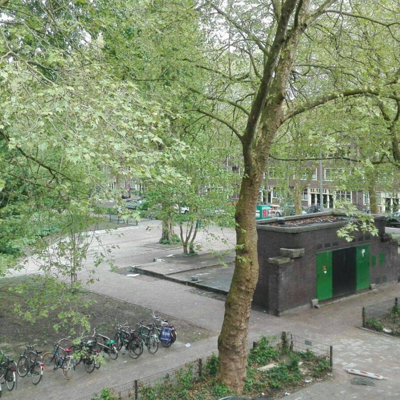 Regenplein Mercatorstraat Amsterdam Weerproof