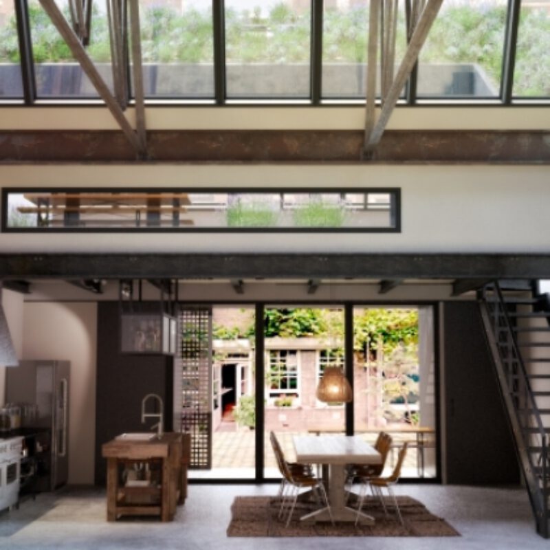 Hellend groen dak op Tandwielenfabriek Amsterdam Weerproof