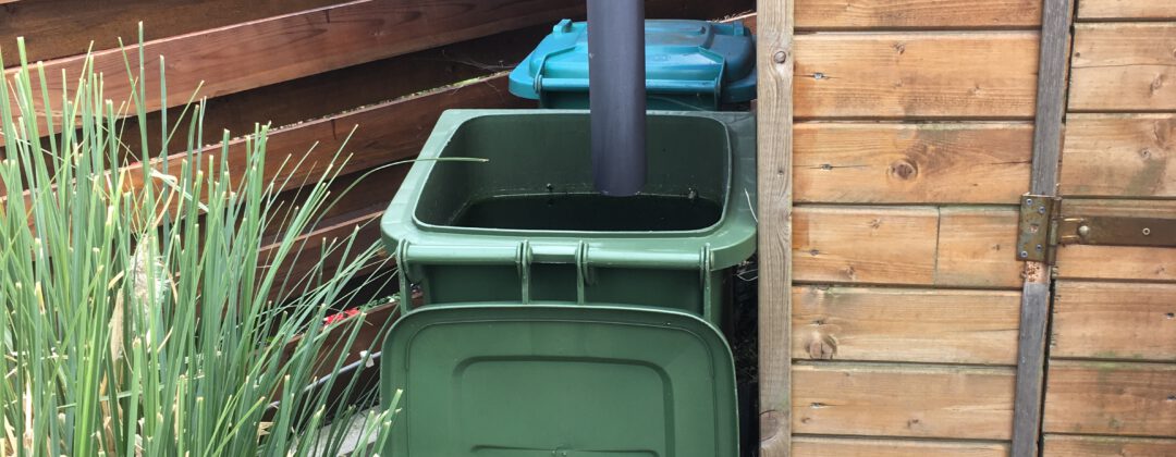 Regenton en afval container Amsterdam Weerproof