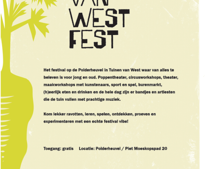 Event: Tuinen van West Fest 2022 Amsterdam Weerproof