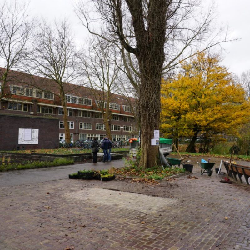 Regenplein Mercatorstraat Amsterdam Weerproof