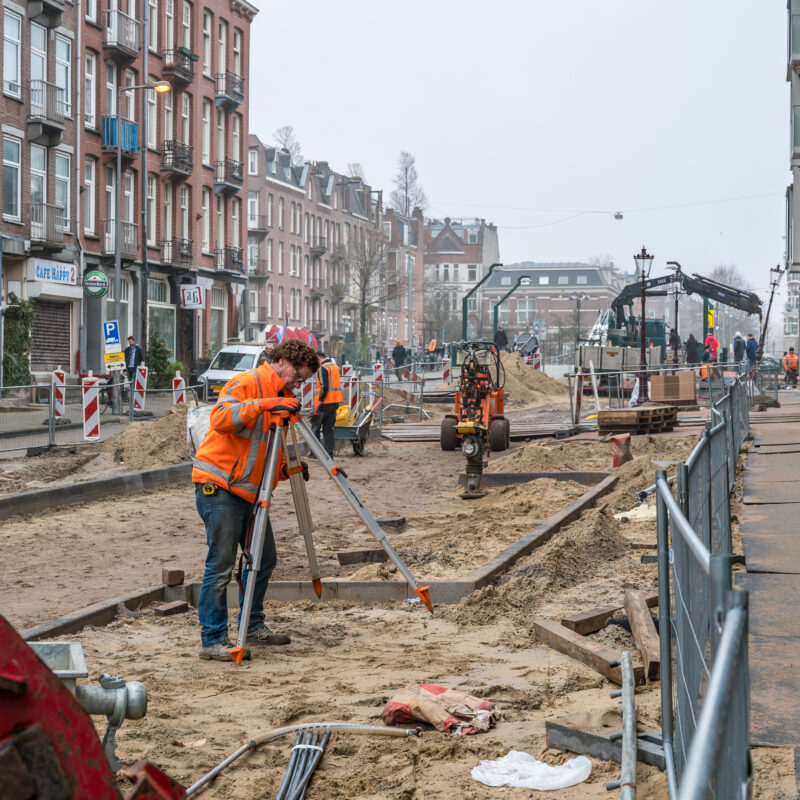 Herinrichting Bellamybuurt tegen overstromingsrisico Amsterdam Weerproof