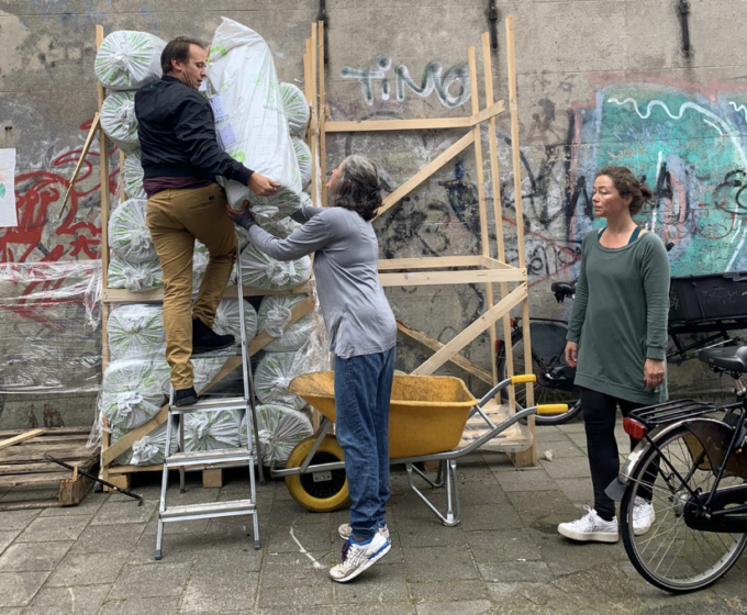 Aanleg van groene daken in De Pijp Amsterdam Weerproof