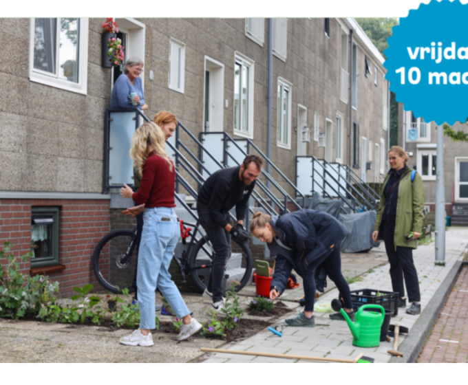 Onze Straat actie Nieuw-West met Eigen Haard 10 maart 2023