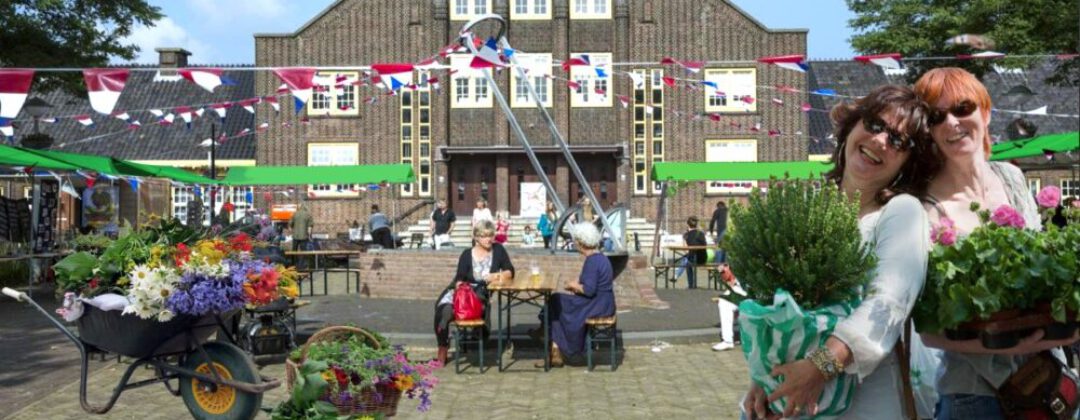 Groenmarkt op het Zonneplein in Amsterdam Noord 13 mei 2023