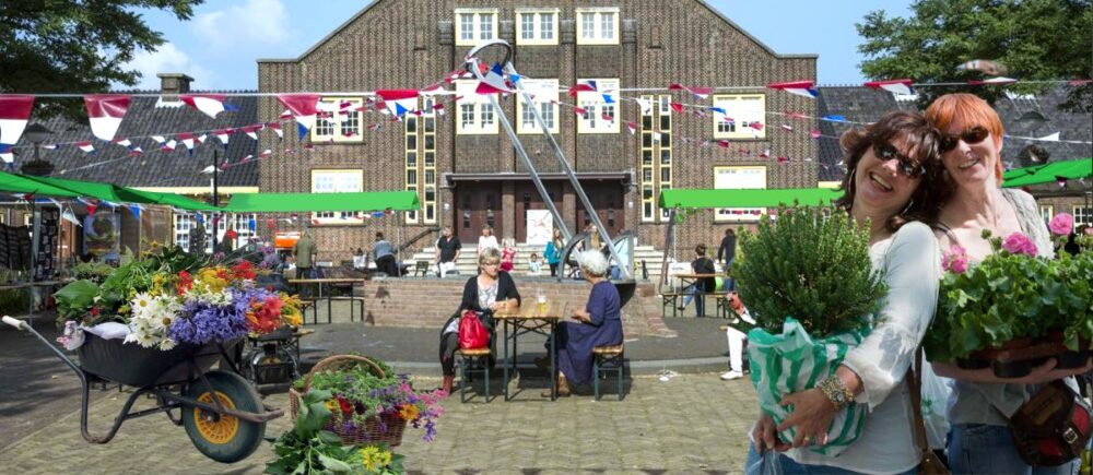 Groenmarkt op het Zonneplein in Amsterdam Noord 13 mei 2023