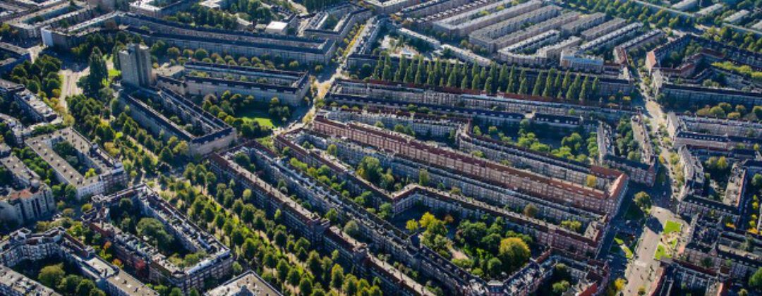 Luchtfoto Rivierenbuurt Amsterdam Weerproof