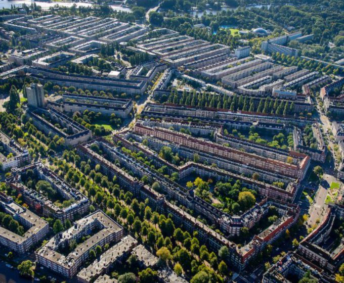 Luchtfoto Rivierenbuurt Amsterdam Weerproof