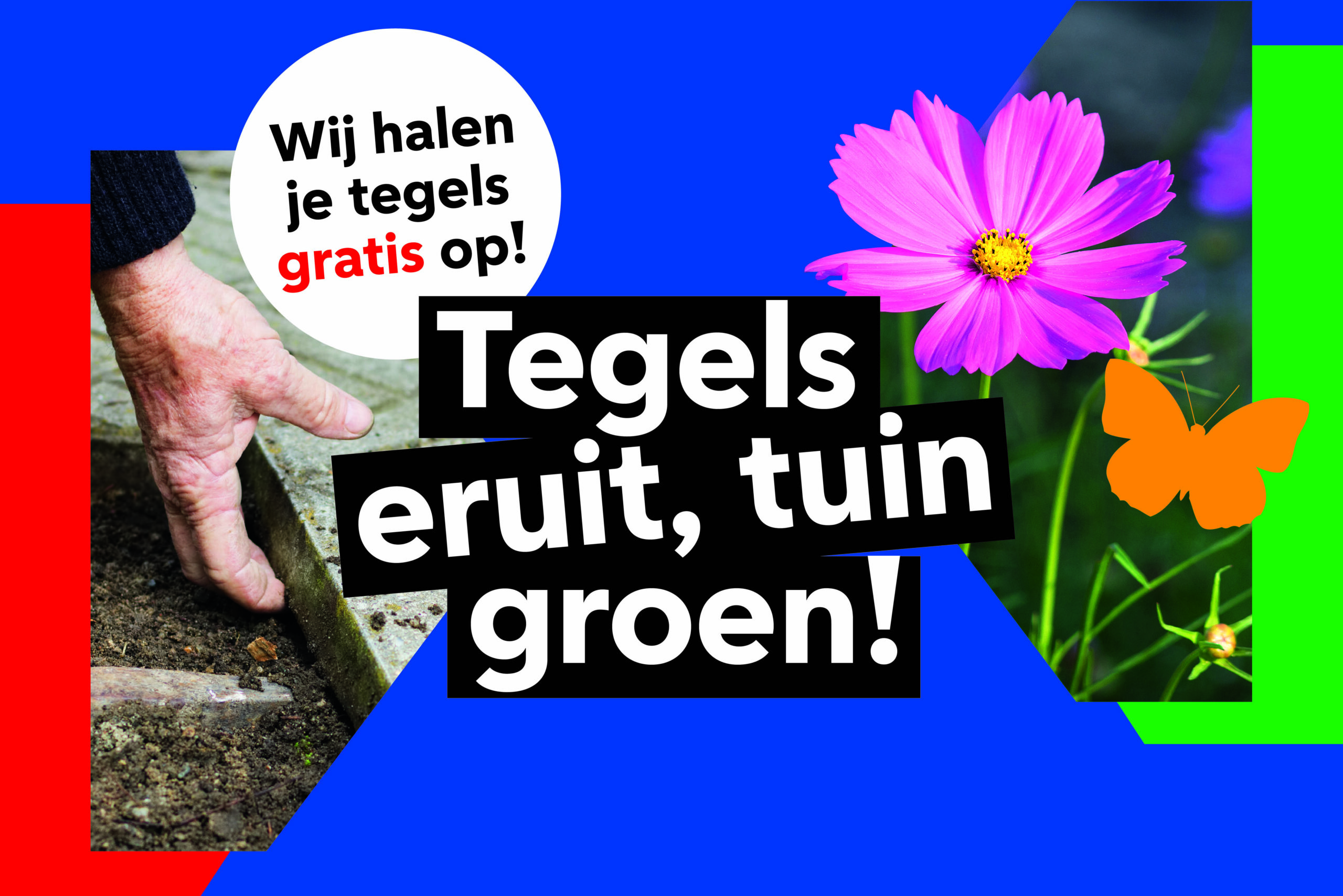 gratis tegels ophalen
