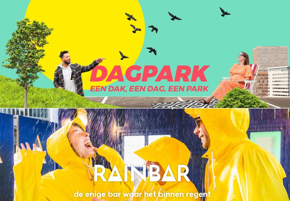 Rainbar bij ROEF Dagpark Amsterdam Weerproof