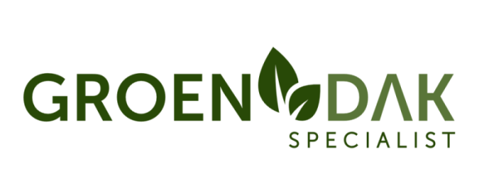 Groendakspecialist logo op de site van Amsterdam Weerproof