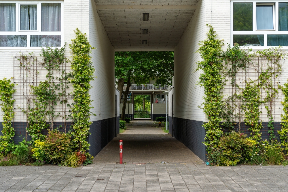 groene gevel zuidoost