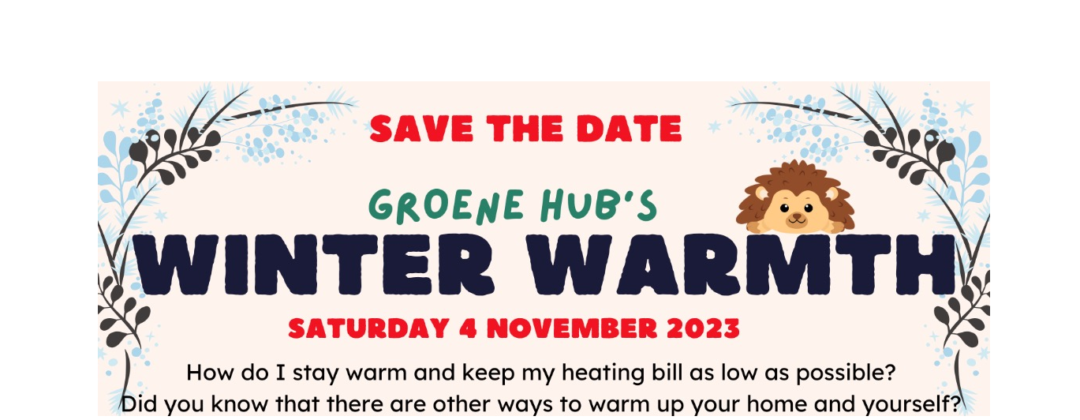 Poster van het evenement winter warmth op 4 november 2023