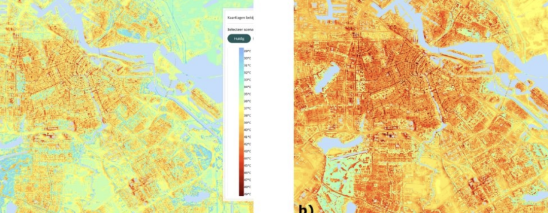 Hittekaarten van Amsterdam Weerproof