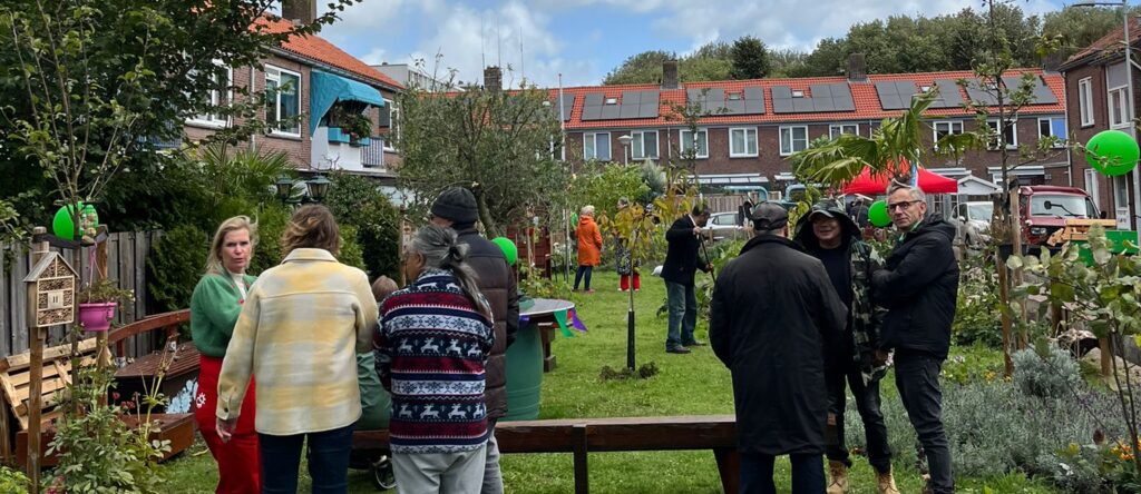 Piet Wiedijk moestuin opening